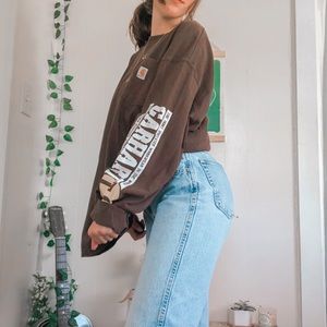 Carhartt brown long sleeve